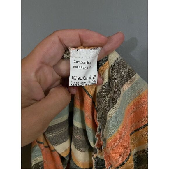 Shein Striped Beach Summer Drawstring Shorts Size 2XL NWOT - Picture 6 of 6